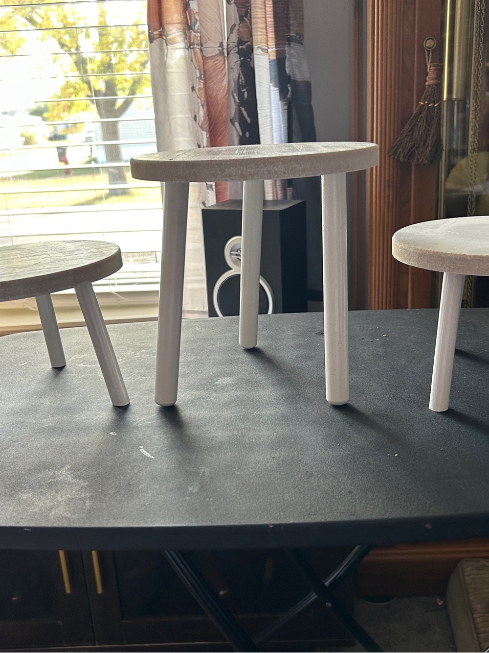 Neutral Wood Risers